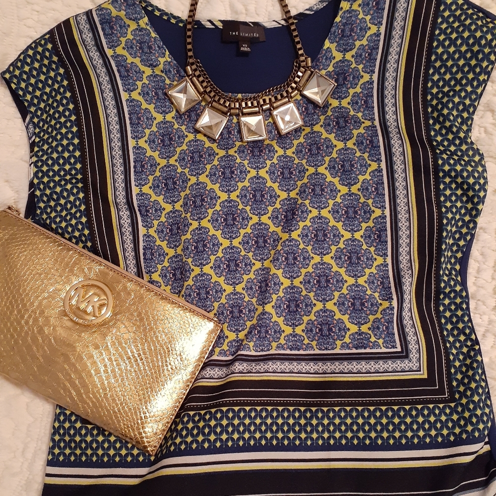 The Limited Womens Short-Sleeve Blouse
